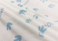 92 Prozent Polyester-8 Prozent Spandex-Superweiche für Baby-Blau-Abdrücke 260GSM