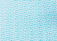 Samt-Gewebe-Vlies-materieller blauer Leopard-Druck 100% des Polyester-210GSM