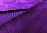 dehnbares purpurrotes Gewebe des Kordsamt-200GSM für Polyester der Hosen-Zusatz-94%
