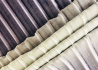 290GSM 93% druckte Polyester-Gewebe-Falte Velboa für Skirt Gradient Lilac Damen