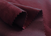 Polsterungs-Gewebe 130GSM Microsuede/bürstete Veloursleder-Gewebe für Kleidung Brown