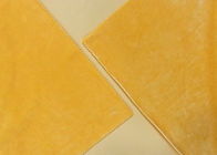 Dunkler gelber Polyester Microfiber-Samt des Samt-Gewebe-Material-280GSM 92%