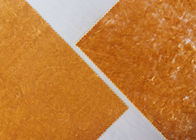 Mikrogewebe des samt-330GSM/Samt-Kleidungs-materielle Verzerrungs-strickende Orange