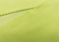 der Verzerrungs-300GSM strickendes Polyester Ausdehnungs-Samt-Gewebe-hellgelbes der Farbe92%