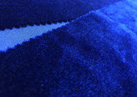 Spielzeug-Gewebe des Plüsch-250GSM/weich Plüsch-Textilverzerrung strickte Königsblau-Farbe