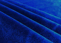 Spielzeug-Gewebe des Plüsch-250GSM/weich Plüsch-Textilverzerrung strickte Königsblau-Farbe