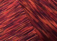 190GSM kleidet dehnbares strickendes einschlagpolyester Microfiber des Gewebe-100 für Yoga Heather-Rot