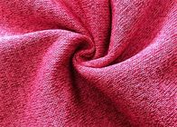 Schleife Gagt bürstete Knit-Gewebe für Polyester 100% des Pullover Hoodie-Rosa-300GSM