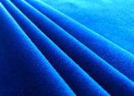 weiches Samt-Gewebe 100% des Polyester-200GSM für Haupttextilkönigsblau-Farbe