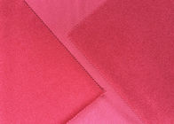 gebürstetes Knit-Gewebe 240GSM 100% Nylon für das Spielzeug, das wütendere rote Farbe macht