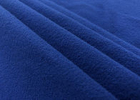 205GSM bürstete Knit-Gewebe/super weiche blaue Breite des Polyester-Gewebe-160cm