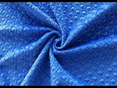200GSM Aufgestelltes Samtgewebe / Sofa Polyester Samtpolstergewebe Preußischblau