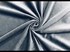 200GSM Polyester Samtgewebe Kationische Schleife Für Sofa Graue Twill Farbe