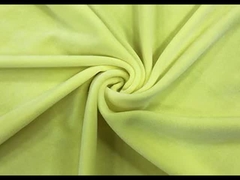 210GSM 100% Polyester Mikrofiber Samtgewebe für Zubehör- Creme