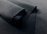 Polyester-strickendes Gewebe 200GSM 85% dehnbar für Badeanzug-schwarze Farbe