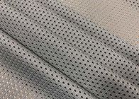 Breathable Maschen-Gewebe des Polyester-120GSM für Turnhallen-Taschen-Büro-Stuhl-Grau-Farbe