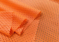 Maschen-Gewebe des Polyester-110GSM zur Sportkleidungs-Futter-Verkehrssicherheit kleidet Neonorange