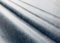 Faux-ledernes Sofa-Kissen-Material 100 Prozent Polyester-strickende Schwarz-