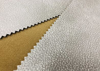 Ledernes Effekt-Polyester-Filz-Gewebe-Grau 100% für Polsterung projektiert Kissen