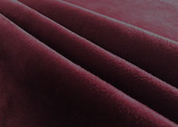 Polsterungs-Gewebe 130GSM Microsuede/bürstete Veloursleder-Gewebe für Kleidung Brown