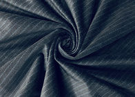 Gestreiftes Polyester-Hitze-Drucken 100% des Samt-Gewebe-blauen Schwarz-240GSM