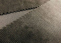 Samt-Gewebe-Polyester 100% gebranntes heraus gewelltes Korn olivgrünes Brown 240GSM Microfiber