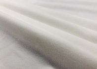Gewicht gebürstete Polyester-Verzerrungs-strickende weiße Farbe des Knit-210GSM des Gewebe-82%