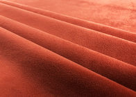 weiches Spielzeug-Gewebe-Ziegelstein-Rot des Plüsch-205GSM 100 Prozent Polyester-Material-