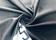 Druckgewebe 140GSM dehnbares 92% Polyester für Sport-Gamaschen-schwarze Fabrik