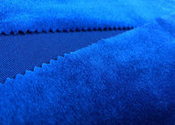 weiches Samt-Gewebe 100% des Polyester-200GSM für Haupttextilkönigsblau-Farbe