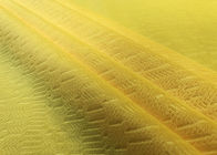weiches Polyester 100% prägeartiges Mikrosamt-Gewebe des Muster-210GSM - Gelb