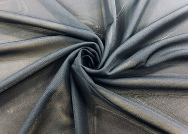 Polyester-Maschen-Filetarbeit 180GSM 85%/dehnbares Maschen-Gewebe für Kleiderschwarzes